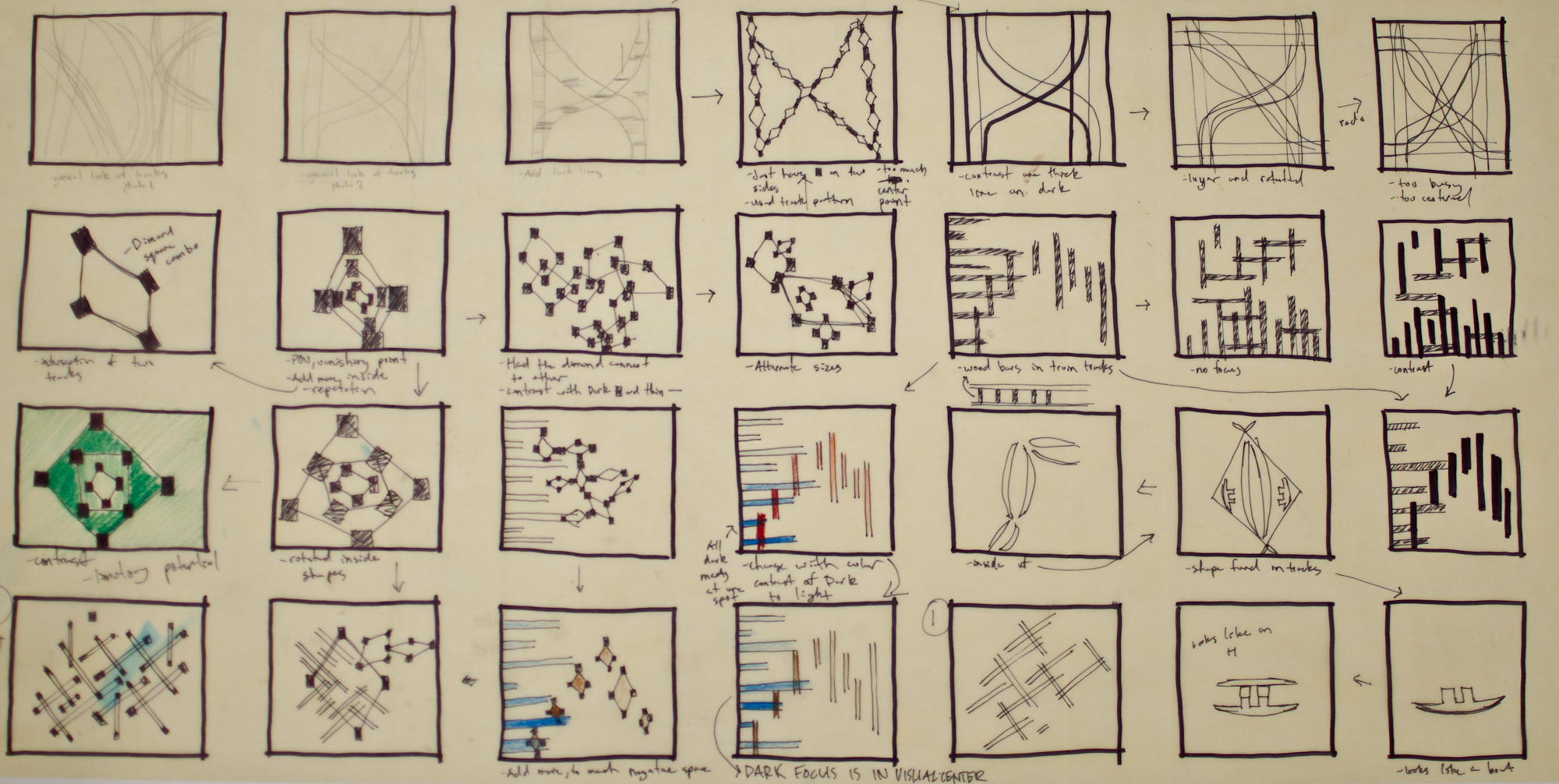 2000x1006 Second Year Logan Westom Interior Design - Parti Drawing