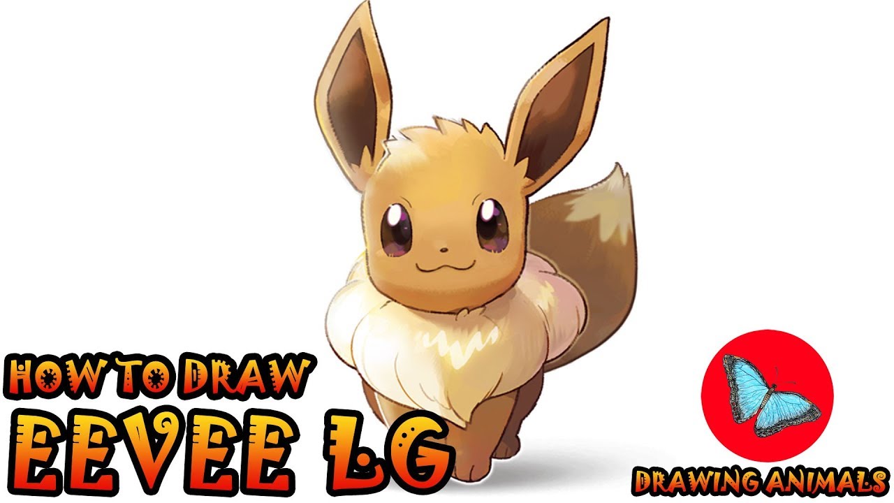 1280x720 how to draw partner eevee pokemon coloring and drawing for kids - Partner Drawing