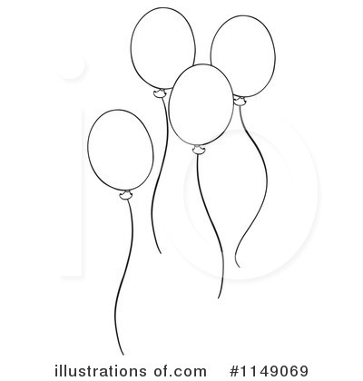 400x420 party balloons clipart - Party Balloons Drawing