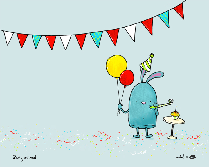 720x576 The Dad Project Drawing A Day - Party Drawing