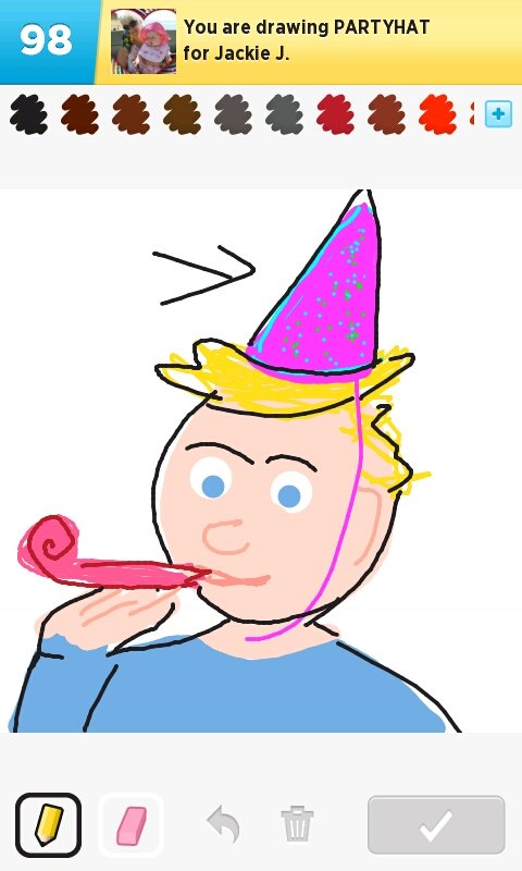 480x800 Partyhat Drawings - Party Hat Drawing
