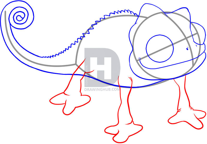 793x551 how to draw pascal, step - Pascal Drawing
