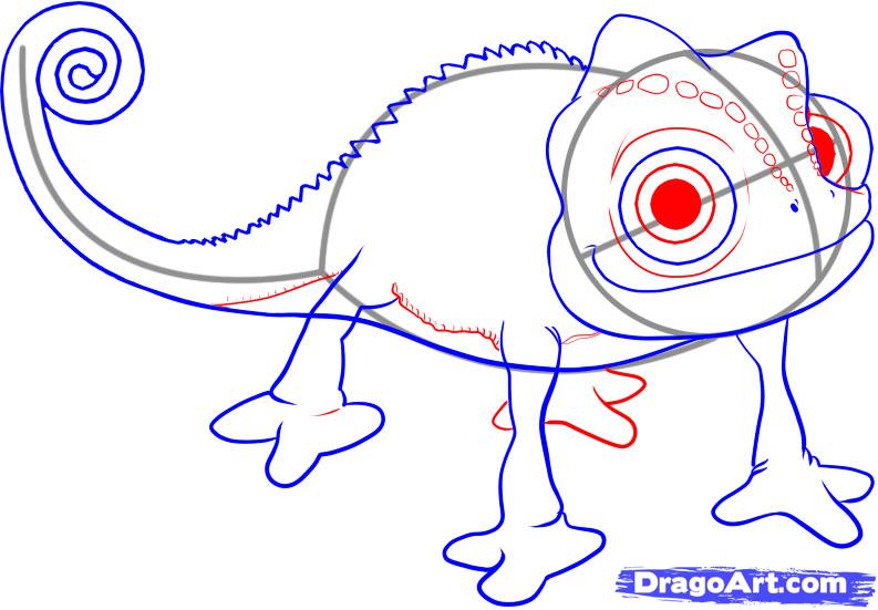 793x551 how to draw pascal, step - Pascal Tangled Drawing