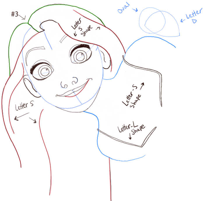 700x691 how to draw rapunzel and pascal from tangled with easy step - Pascal Tangled Drawing