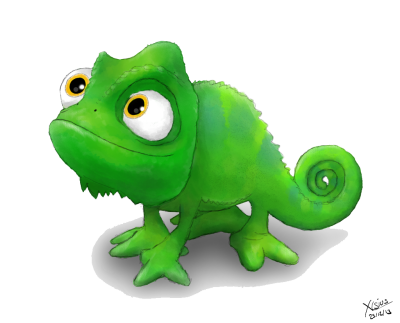 400x323 pascal drawing tangled lizard transparent png clipart free - Pascal Tangled Drawing