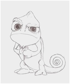 236x281 pascal tangled coloring pages pretty preschool coloring sheets - Pascal Tangled Drawing