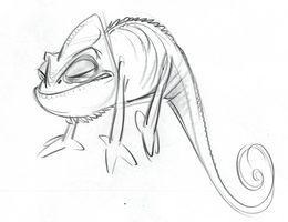 260x200 how to draw rapunzel from disney s tangled drawing - Pascal Tangled Drawing