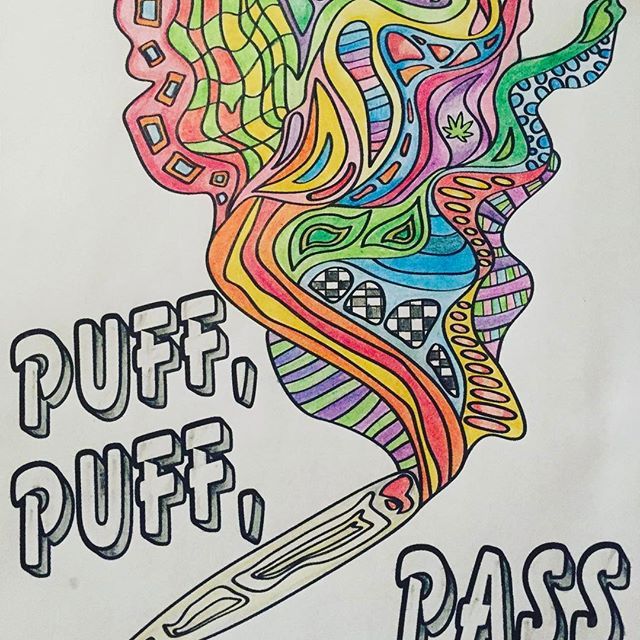 640x640 puff, puff, pass - Pass Drawing