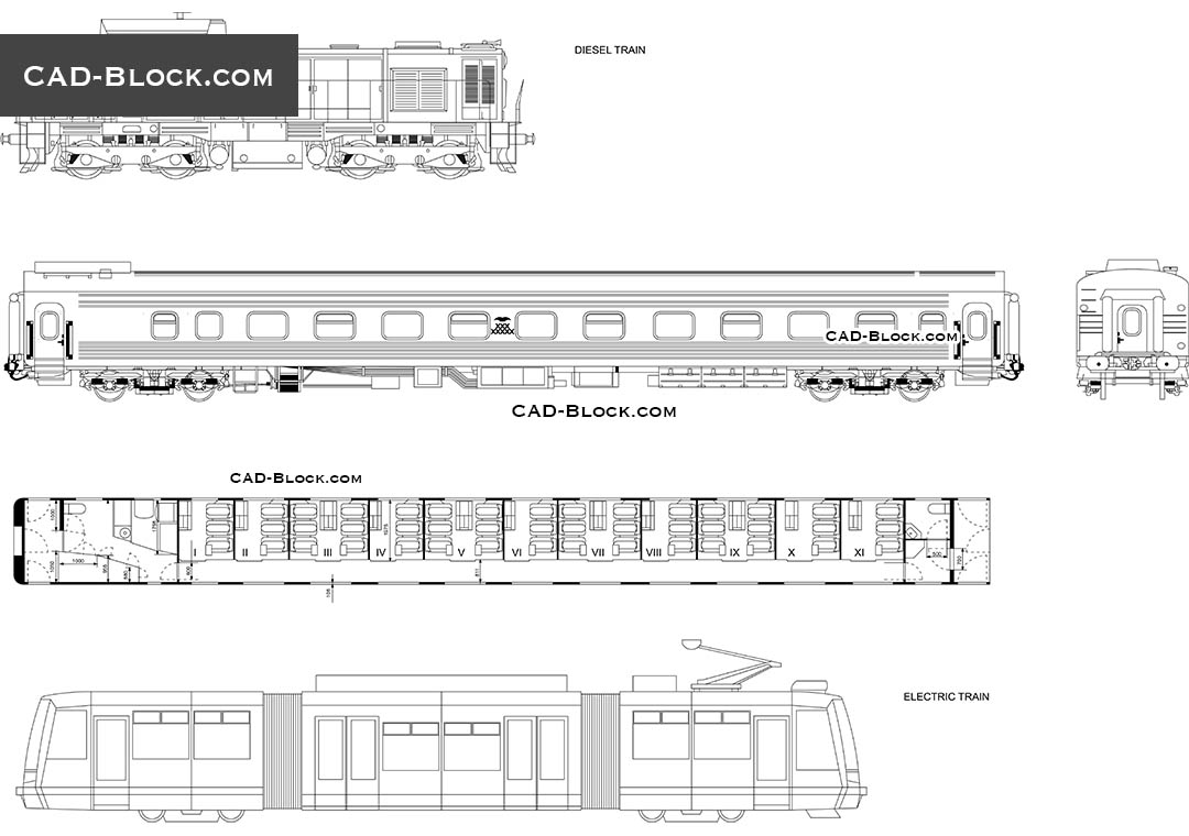 Passenger Train Drawing at Explore collection of