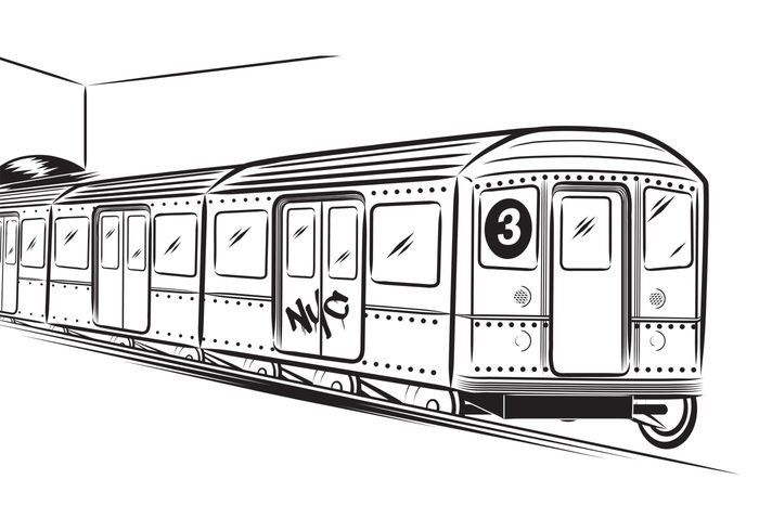 700x490 train clipart passenger train - Passenger Train Drawing