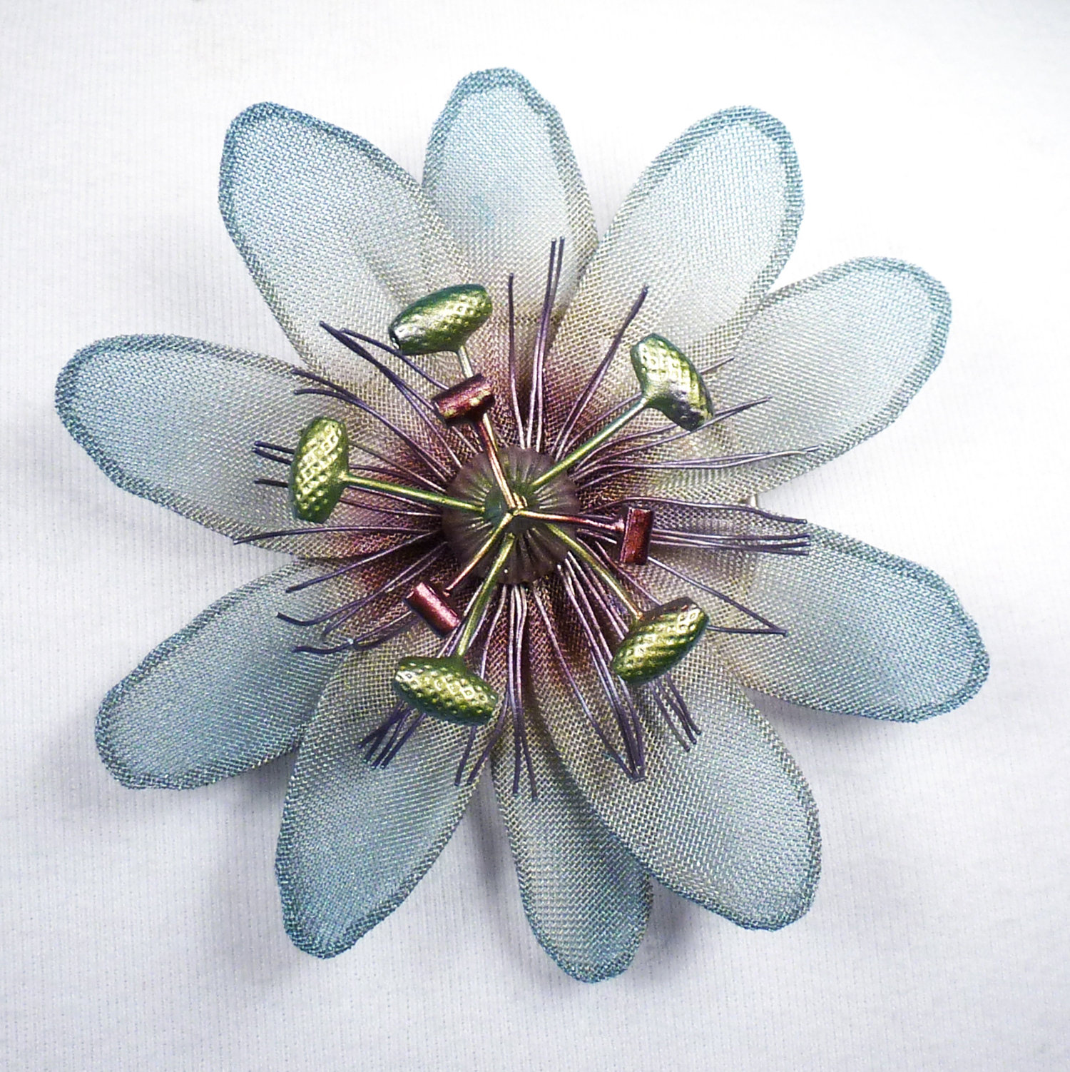1500x1502 passion flower brooch - Passion Flower Drawing