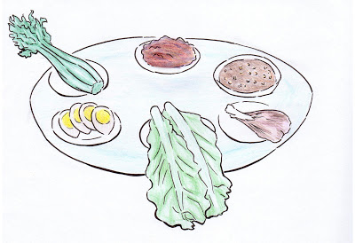 400x274 israeli and jewish holidays food! drawing lessons - Passover Drawing