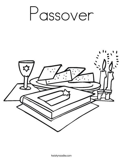 468x605 passover coloring page - Passover Drawing
