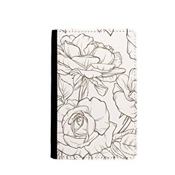 355x355 line drawing drawing art plant passport holder travel wallet cover - Passport Drawing