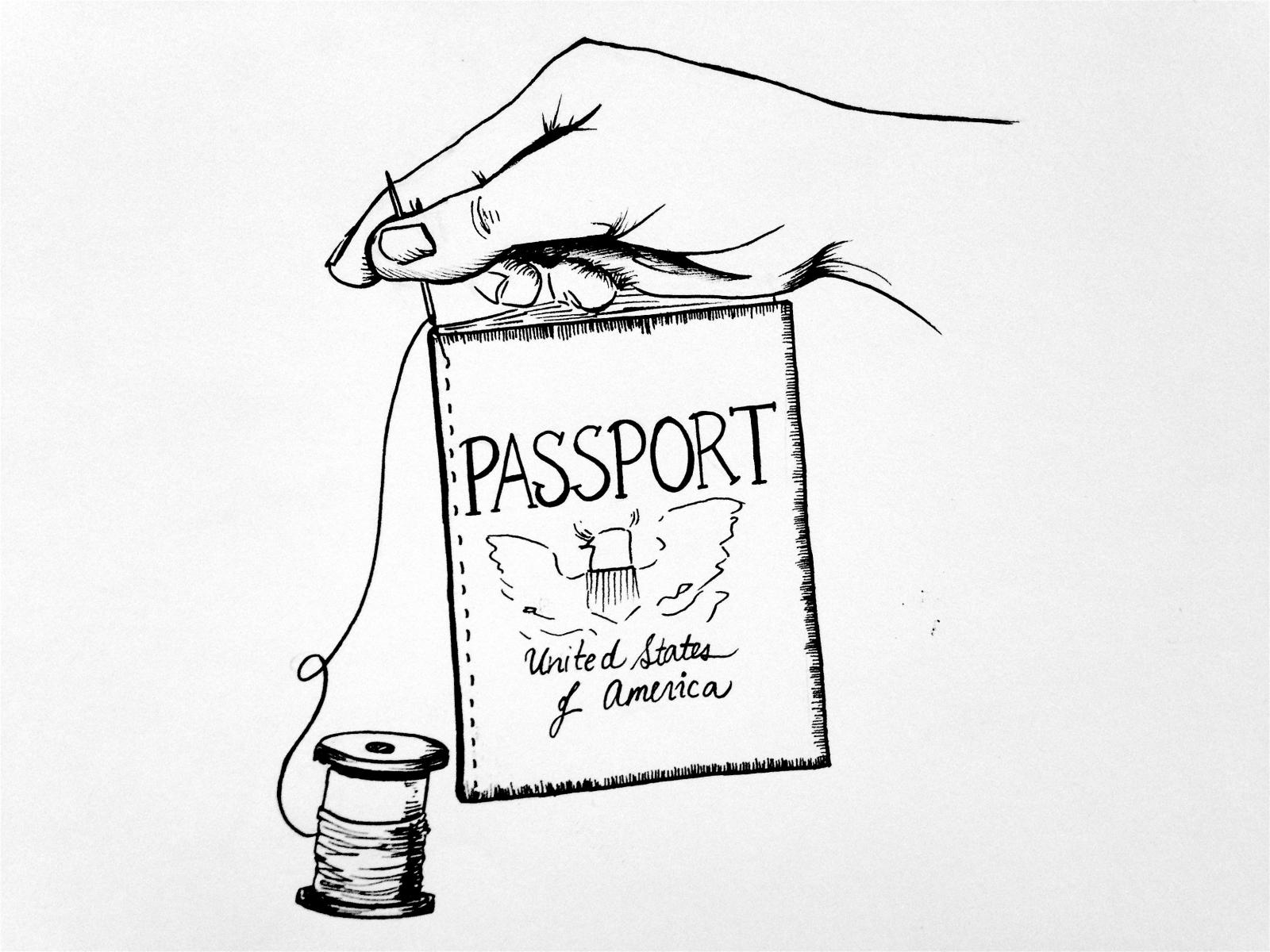 Passport Drawing at Explore collection of Passport