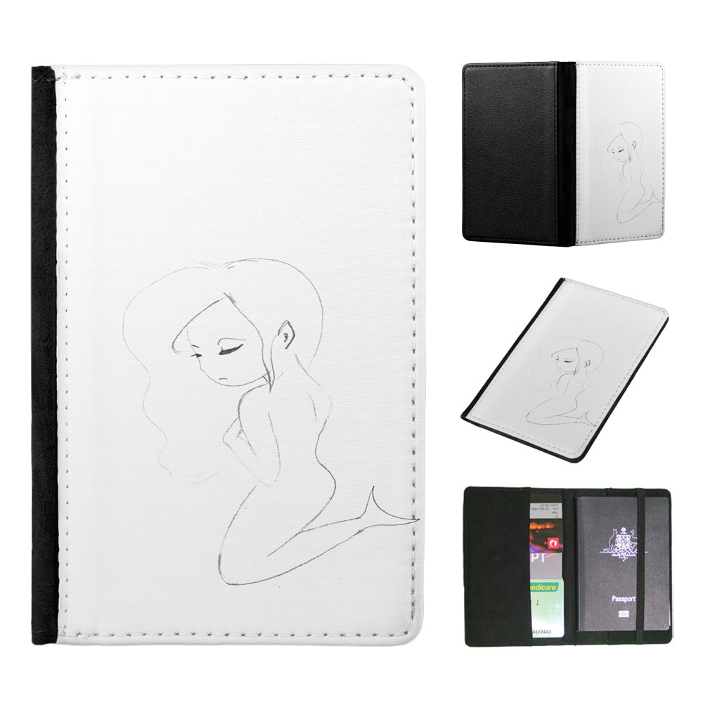 1000x1000 cute girl sketch art drawing - Passport Drawing