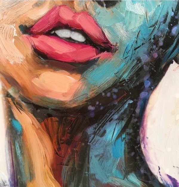 600x629 god level oil pastel drawings - Pastel Drawing