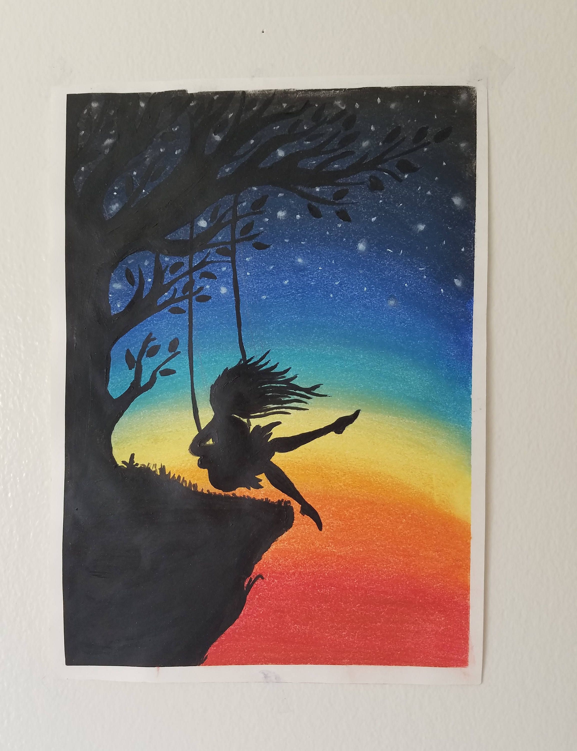 2308x3000 art in pastel drawing, pastel art - Pastel Drawing