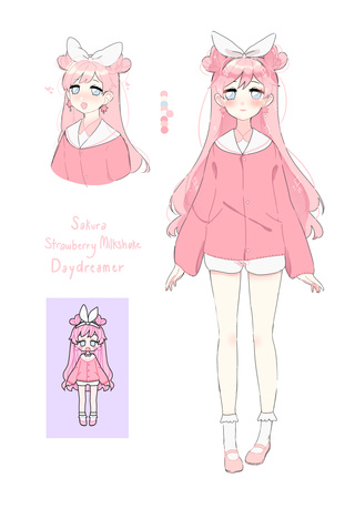 320x459 New Oc Using The Pastel Girl App ^ - Pastel Girl Drawing