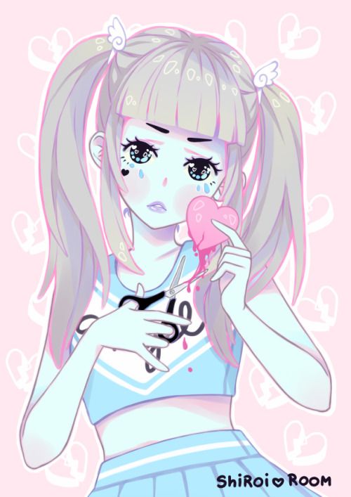 500x707 Pastel - Pastel Girl Drawing