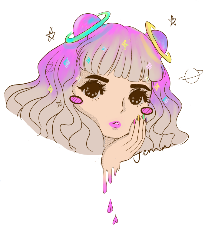 687x769 Pastel - Pastel Girl Drawing