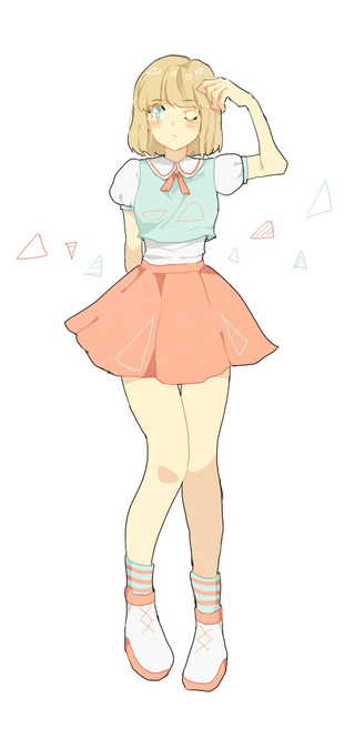 320x666 Pastel Girl - Pastel Girl Drawing