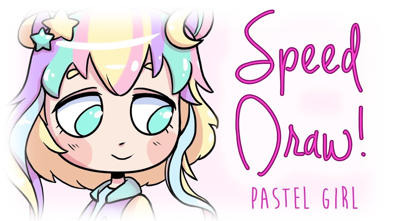 1280x720 Girl - Pastel Girl Drawing