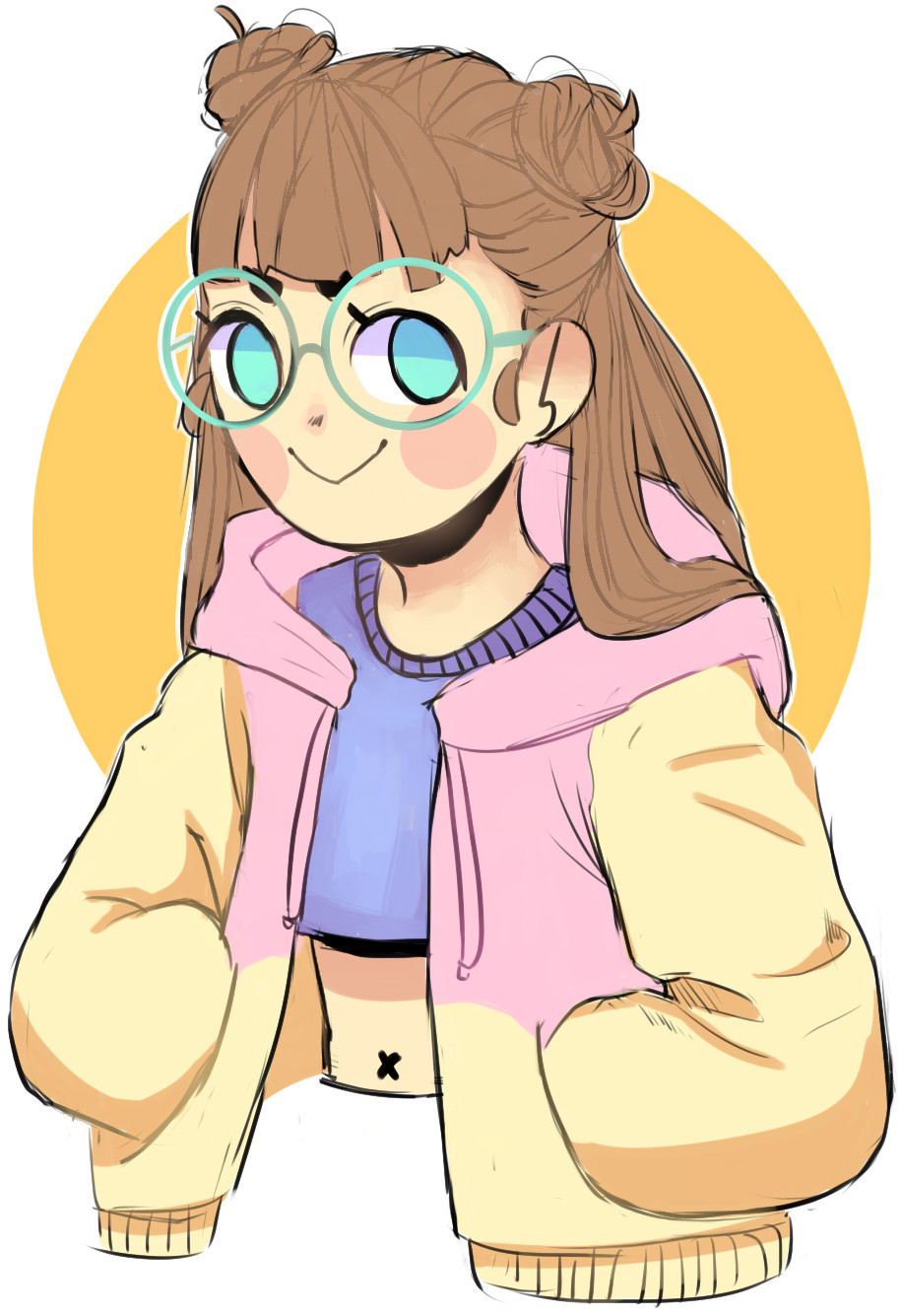 916x1335 mar madrid - Pastel Girl Drawing