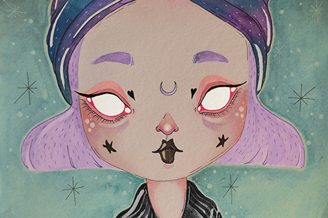 660x440 the creepy and cute 'pastel goth' work - Pastel Goth Drawing