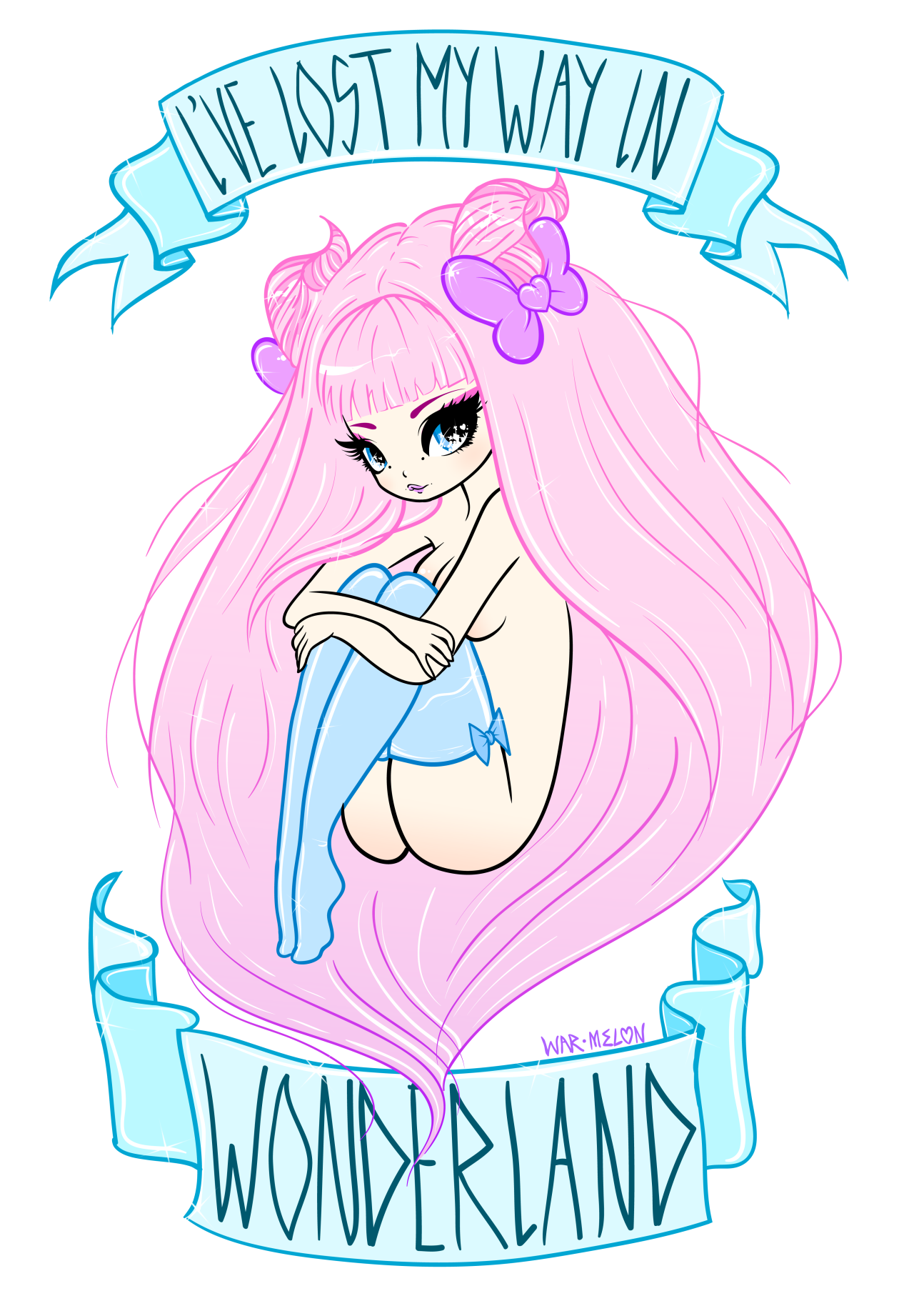 1280x1842 pastel goth unicorn - Pastel Goth Drawing