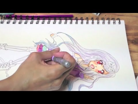480x360 drawing a pastel goth girl w commentary - Pastel Goth Drawing