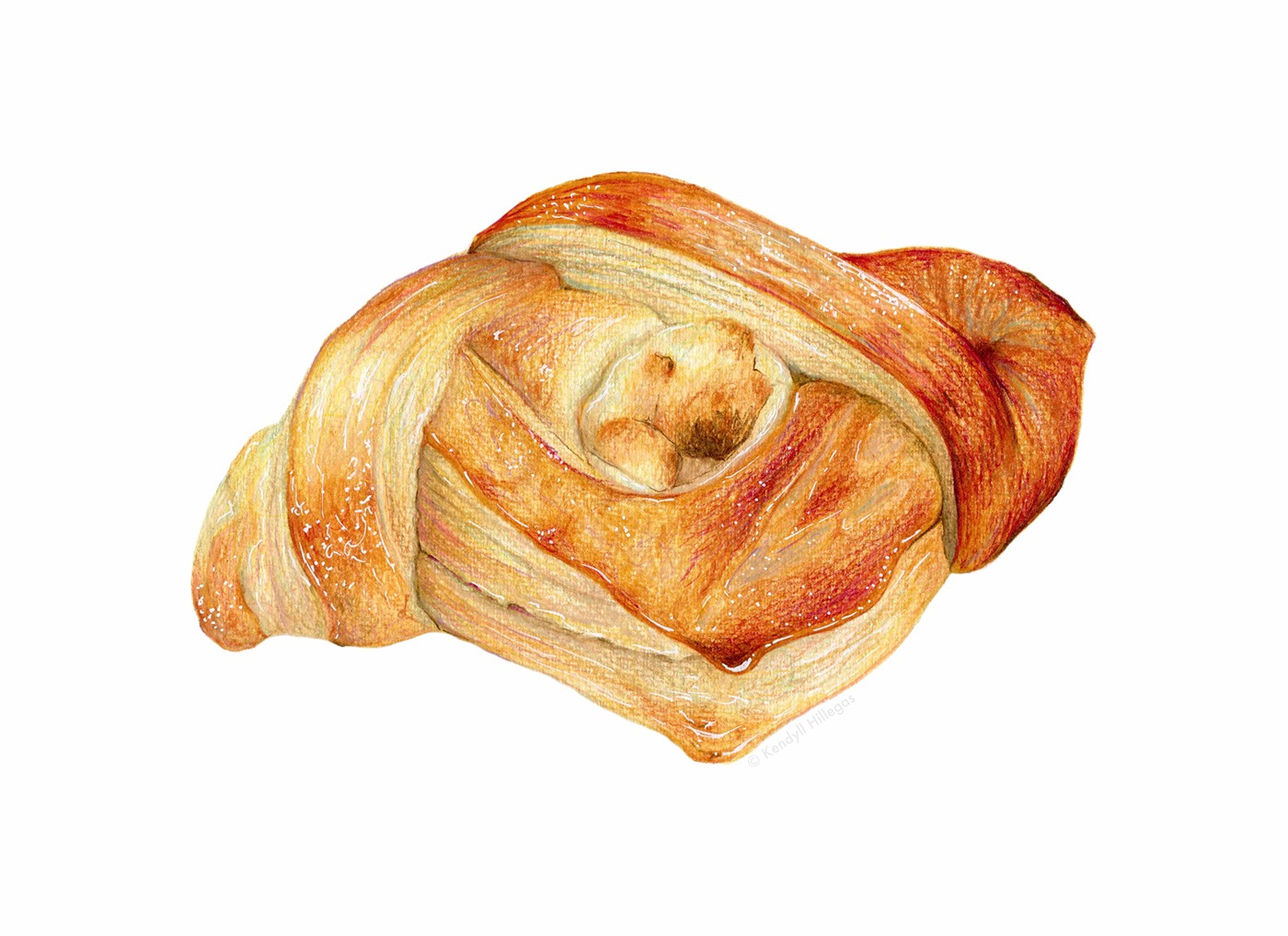 1400x1017 bread pastry on behance - Pastry Drawing