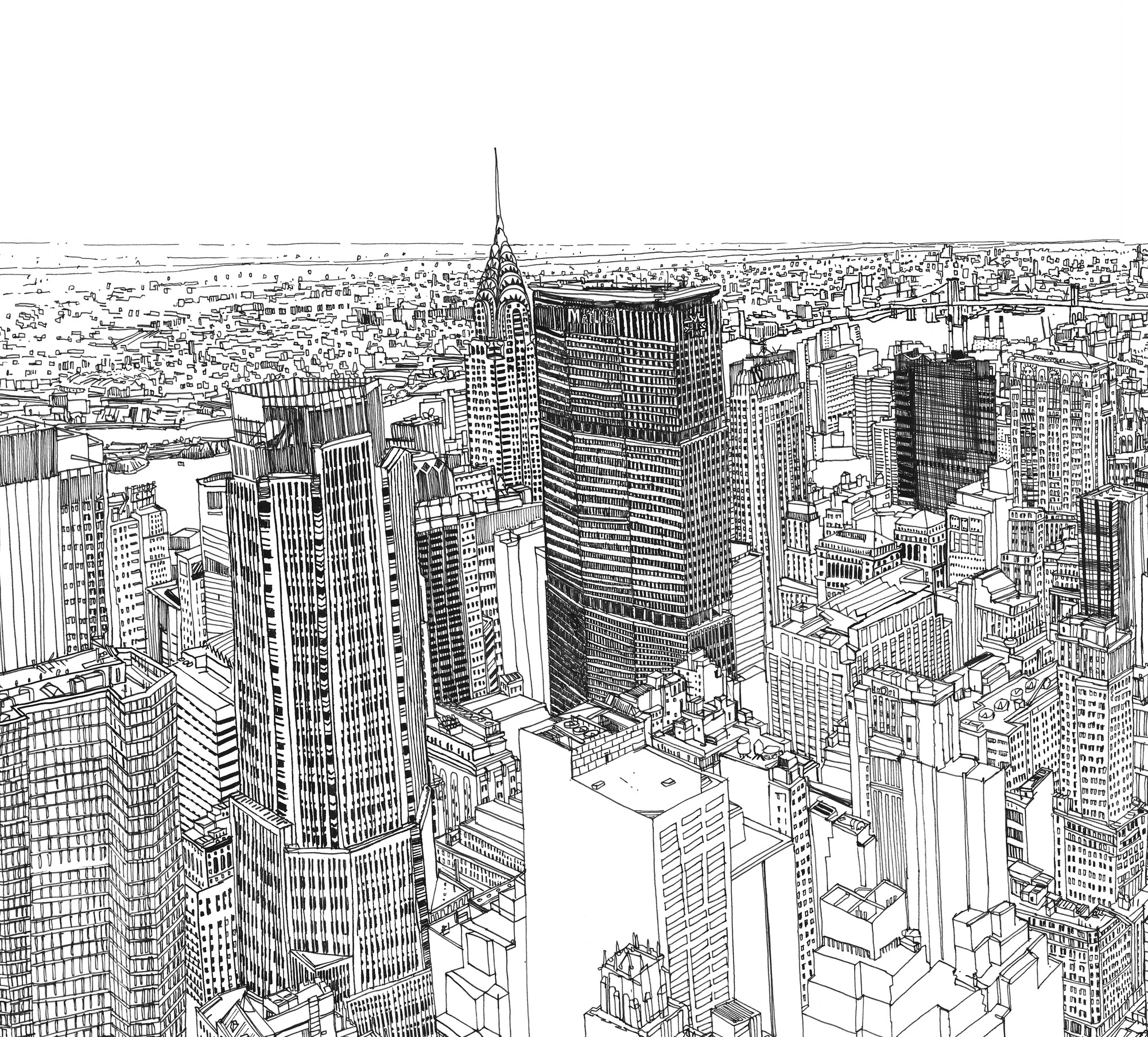 2000x1806 gallery of video pat vale's drawing time lapse brings nyc to life - Pat Drawing