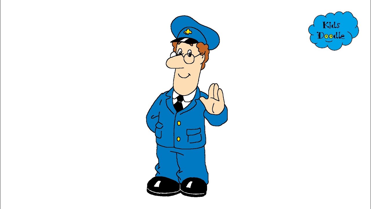1280x720 how to draw postman pat from the movie and tv episodes in a full - Pat Drawing