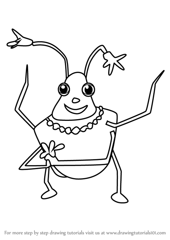 567x800 learn how to draw stinky from miss spider's sunny patch friends - Patch Drawing