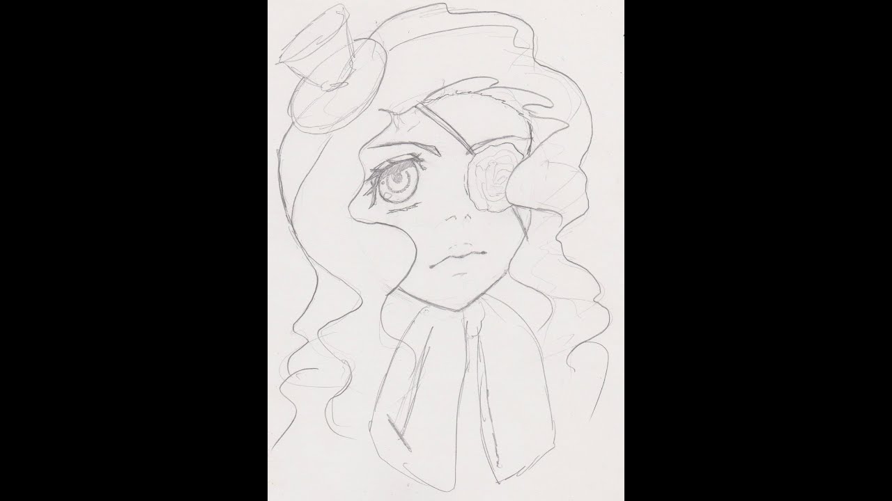 1280x720 me drawing an anime girl with an eye patch jesper draws - Patch Drawing