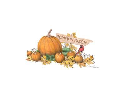 375x275 pumpkin patch drawing - Patch Drawing