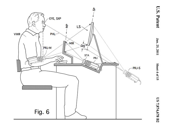 699x540 projected auto stereoscopic d system patent drawing - Patent Drawings