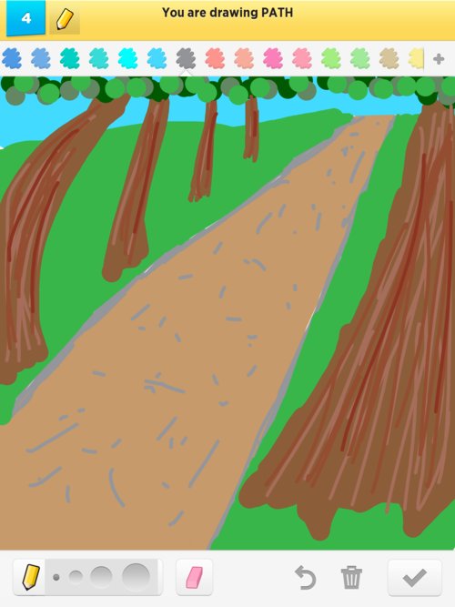 500x667 Path Drawings - Path Drawing