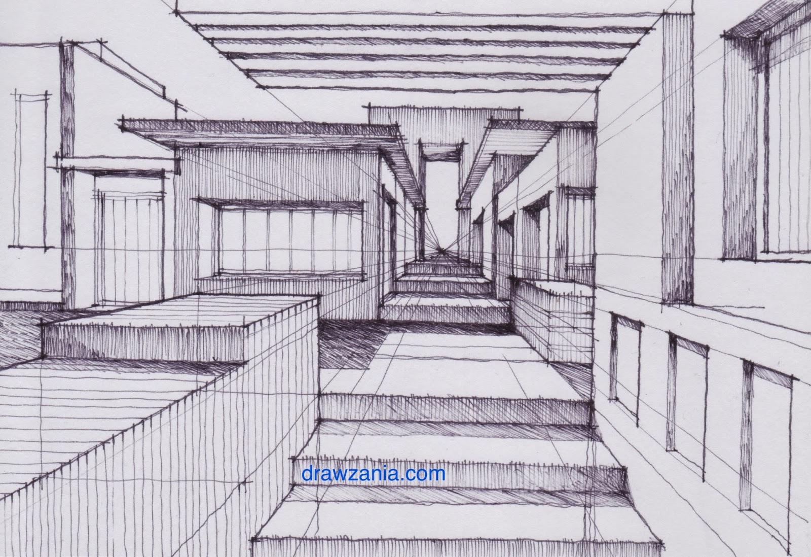 1600x1098 Learn To Draw Pathway - Pathway Drawing