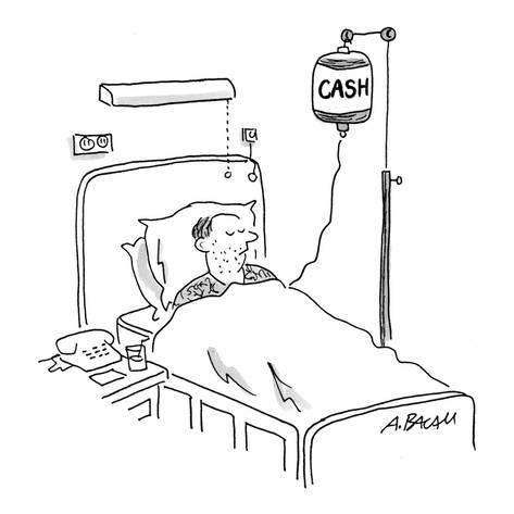 473x473 Male Patient In Hospital Bed Hooked Up To Intravenous Bottle - Patient Drawing