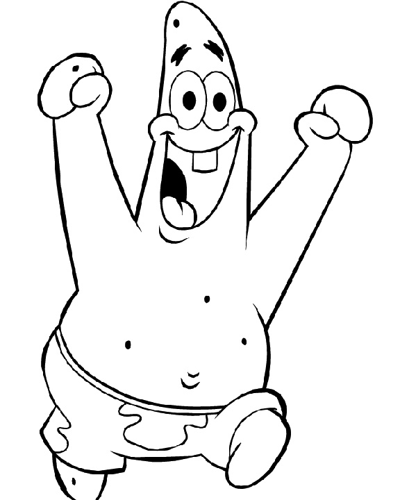 576x720 patrick star - Patrick Drawing