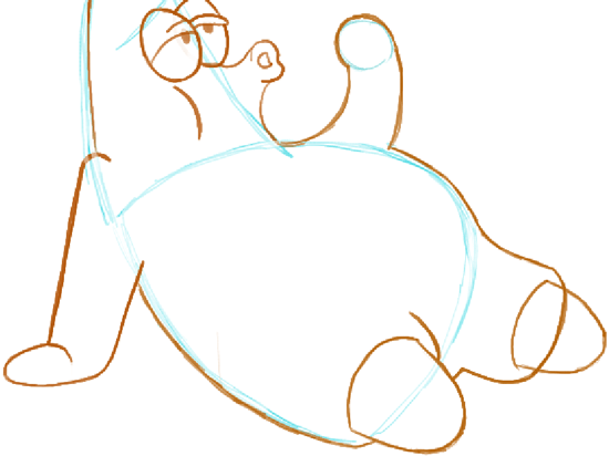 550x412 how to draw patrick star blowing bubbles - Patrick Star Drawing