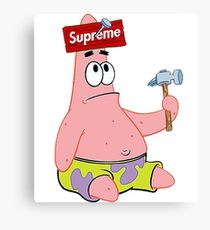 210x230 patrick star drawing canvas prints redbubble - Patrick Star Drawing
