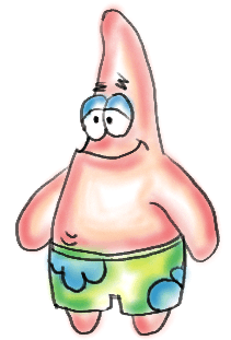 211x311 Step - Patrick Star Drawing