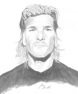 250x300 Patrick Swayze Drawing - Patrick Swayze Drawing