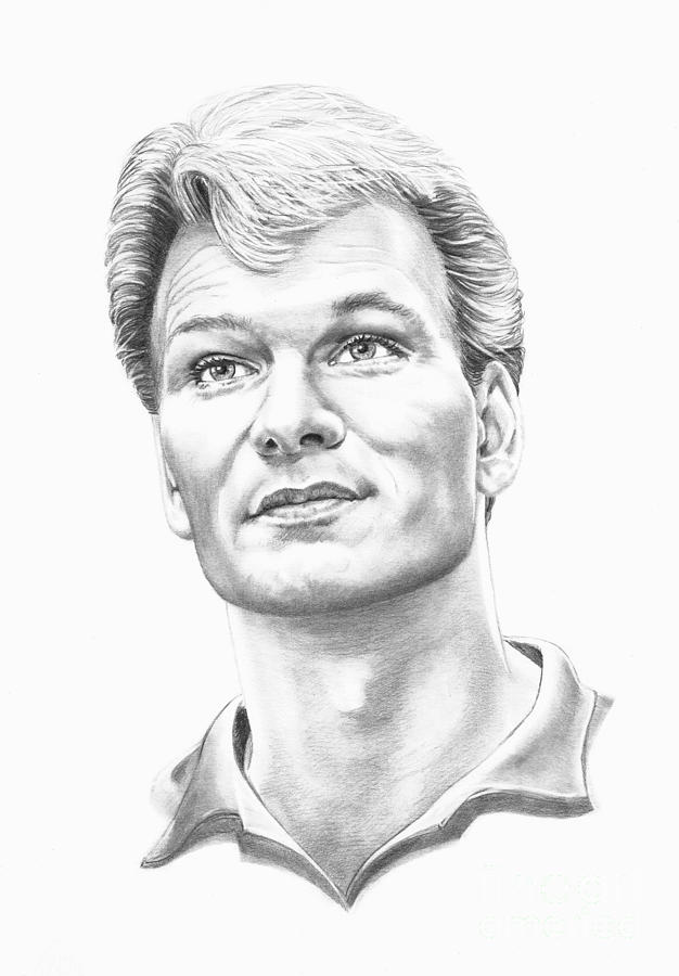 626x900 Patrick Swayze Drawing - Patrick Swayze Drawing