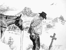 220x168 best patriotic artwork images in western art, cowboy - Patriotism Drawing