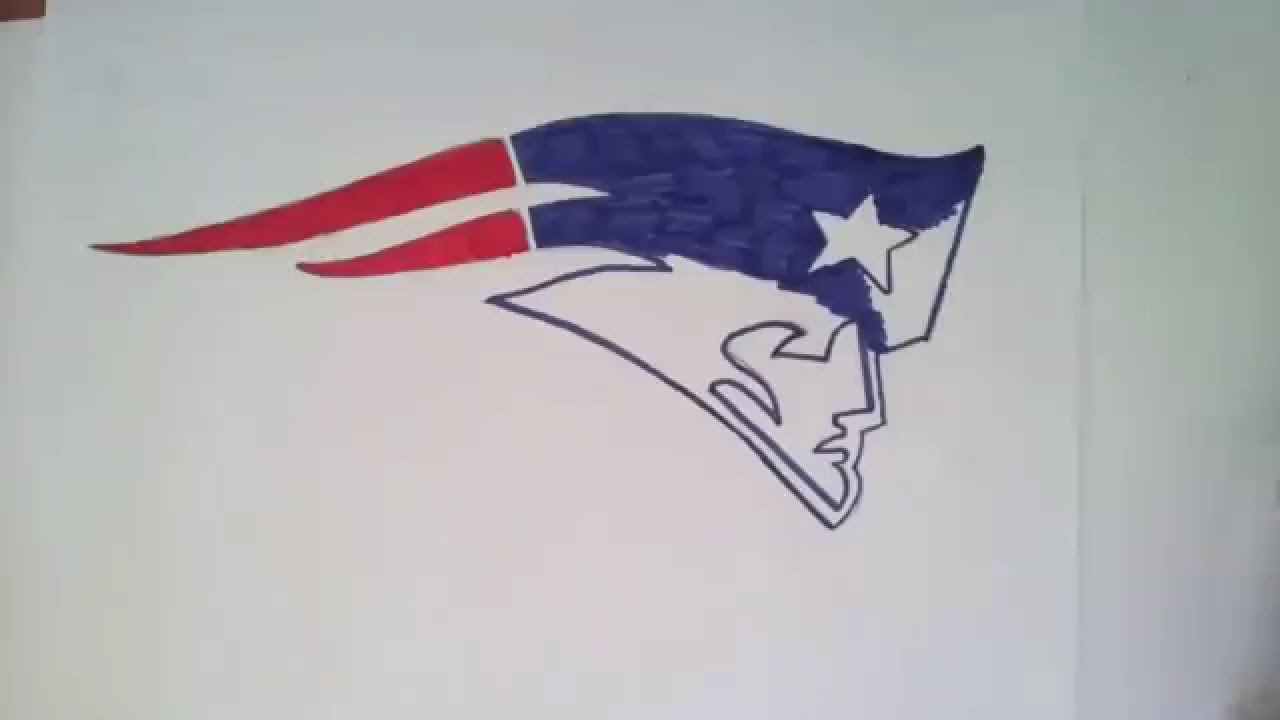 1280x720 how to draw new england patriots logo - Patriots Drawing