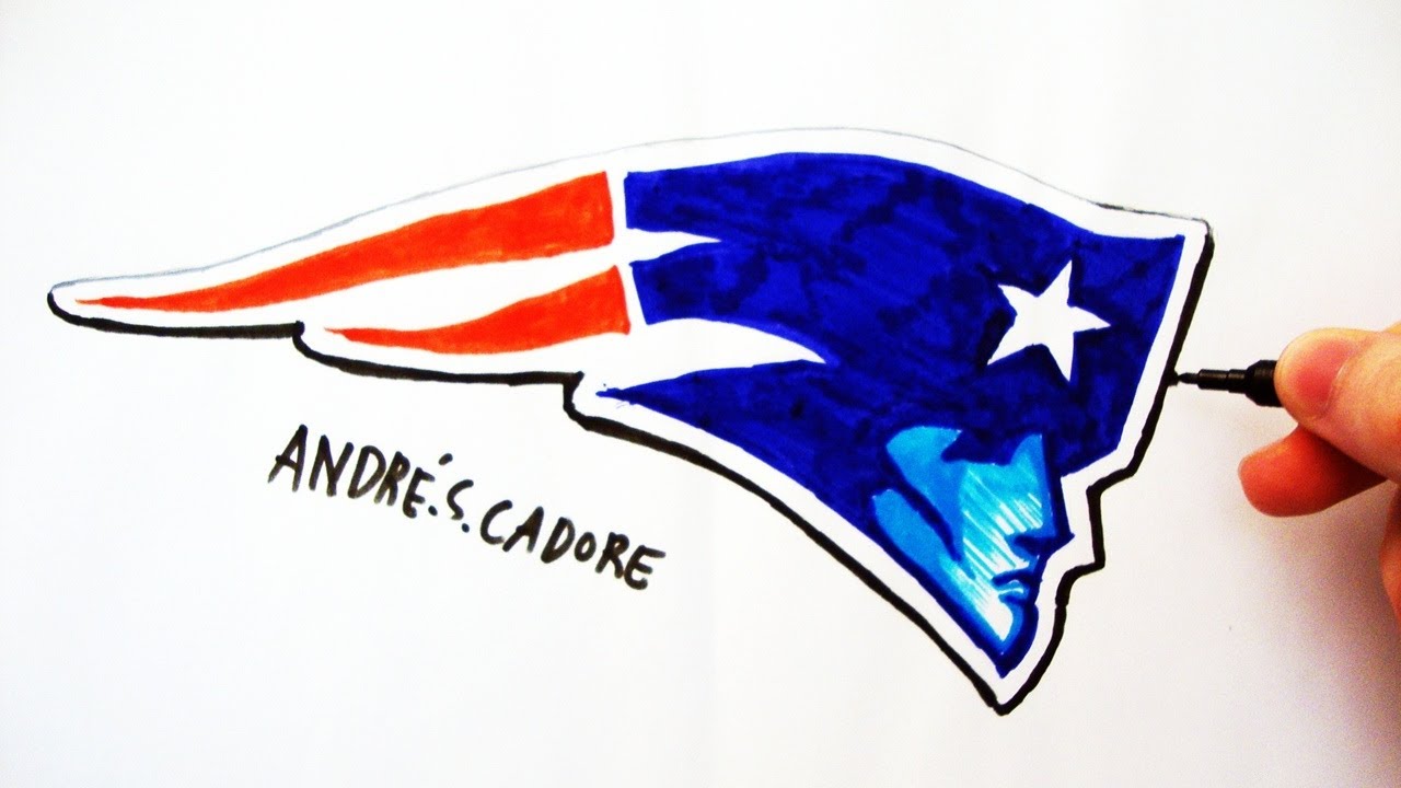 1280x720 como desenhar a logo do new england patriots - Patriots Logo Drawing